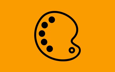 Icon für den Qualitätsbereich Vielfalt zeigt eine Farbpalette